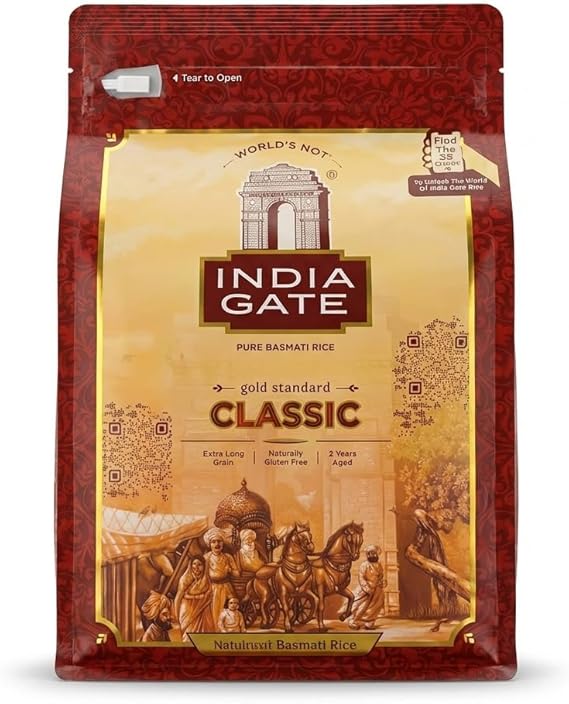 India Gate Classic Gold Standard Basmati Rice 5kg