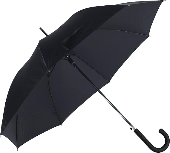 Samsonite Rain by Open Car Umbrella, 87 cm, Black