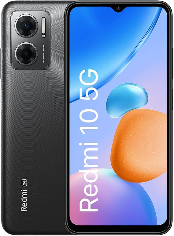 Xiaomi Redmi 10 5G, 4+128GB, Sim Free Unlocked Smartphone, Dual Sim – Graphite Gray