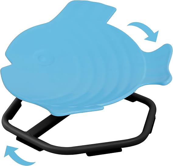 Sensory Spinning Chair for Autism - Blue Fish