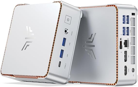 NiPoGi P2 Mini PC Windows 11 Pro,Mini PC AMD Ryzen PRO 7330U(Beat 5300U/3500U,up to 4.3GHz) 16GB DDR4 256GB Mini Computer Mini Desktop Computer 4K@60Hz Triple Display HDMI+DP+USB-C WiFi/BT VESA Mount