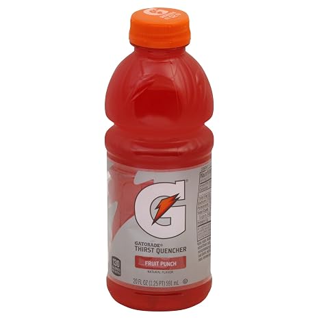 Gatorade Fruit Punch Thirst Quencher 600ml Bottle