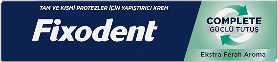 Fixodent Complete Ekstra Ferah Diş Protezi Yapıştırıcı Krem 47 g