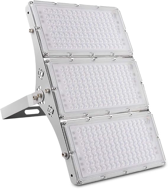 Sararoom LED Strahler Außen 300W 30000LM Fluter Flutlicht Scheinwerfer - 6500K Superhell Flutlichtstrahler Wandleuchte IP65 Wasserdicht Außenstrahler Sicherheitsleuchte für Garten Garage Sportplatz [Energy Class F]