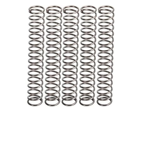 5 Pcs Compression Spring Length 60mm, 0.6mm Wire Dia, 8mm OD