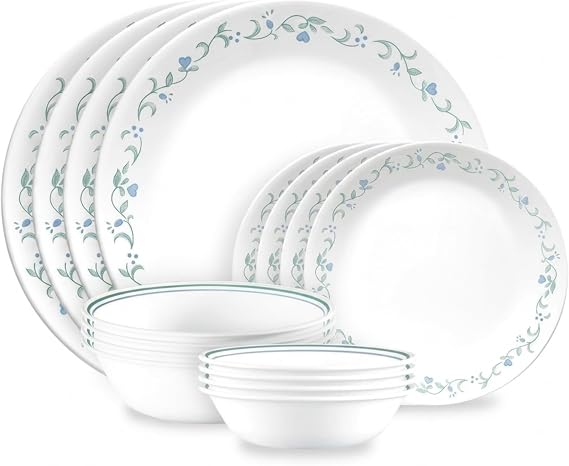 Corelle Country Cottage 16-piece Mugless Dinnerware Set, Service for 4