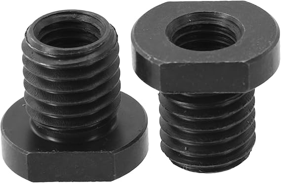 2PCS Angle Grinder Converter, Angle Grinder Attachment Adapter, M10 to for M14/M16 Thread Converter Connector(for M14)