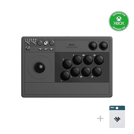 8BitDo Arcade Stick For Xbox & PC (Windows 10) - Black