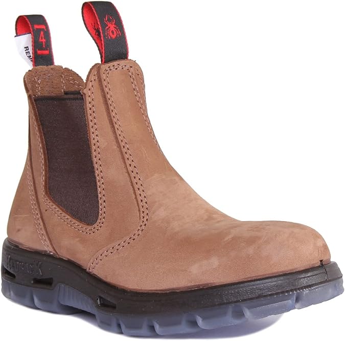 Red Back Ubch Men's Bobcat Soft Toe Chelsea 8-12 Ankle Boots
