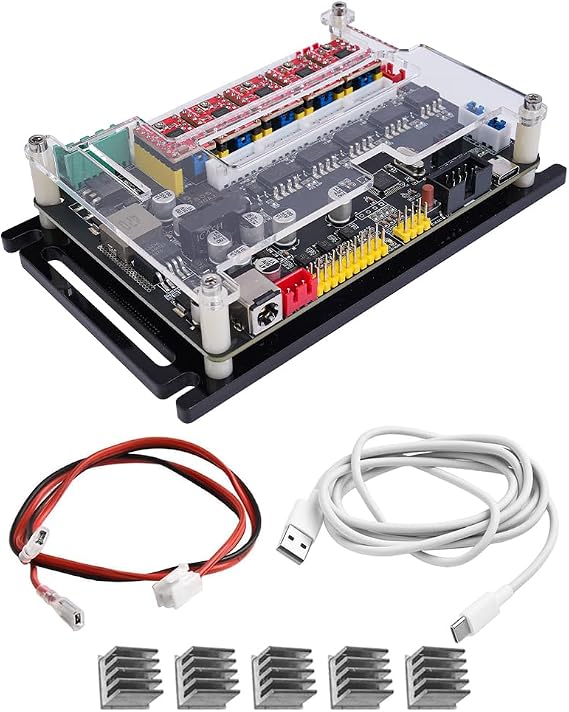 GRBL Control Board for CNC Engraving Machine 300W 500W 4-axis 32-bit Spindle Controller