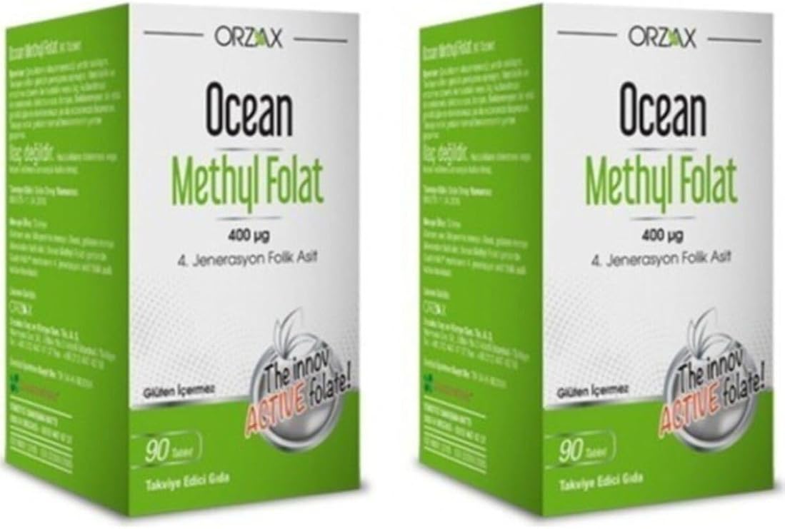 Ocean Methyl Folat 400 Mcg 30 Tablet X2 Adet P04294