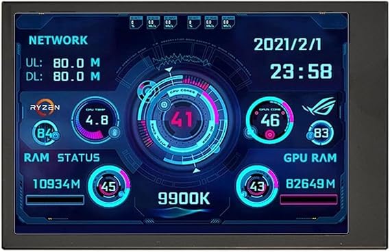 Flylin AIDA64 Temperature Display, 3.5in IPS USB Screen