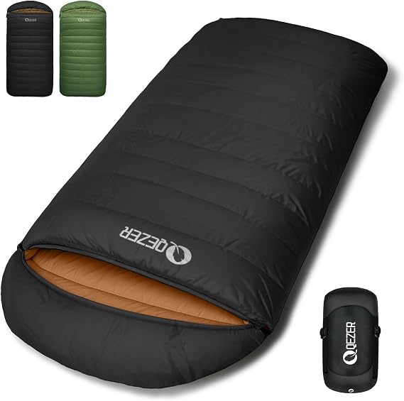 XXL Down Sleeping Bag 3-4 Seasons Extra Large Sleeping Bag 230 cm x 100 cm Lightweight and Warm Down Sleeping Bag Suitable for Adults Outdoor Camping Hiking and Backpacking