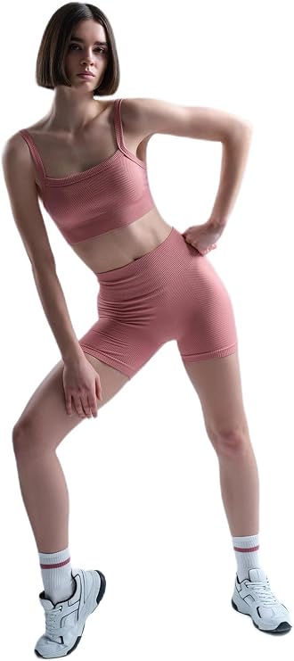 Dagi Kadın Dagi Active Seamless Bıker Tayt Gül Kurusu S-M