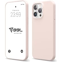 Babylonian iPhone Case Thin Liquid Silicone 3 Layer Fully Coated Soft Gel Rubber Case Cover (Kumpembe, iPhone 13 Pro)