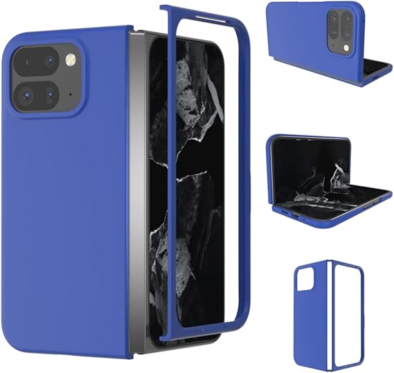 Microcase Google Pixel 9 Pro Fold ile Uyumlu Mat Yüzey Sert Plastik Kılıf - AL8848 (Lacivert)