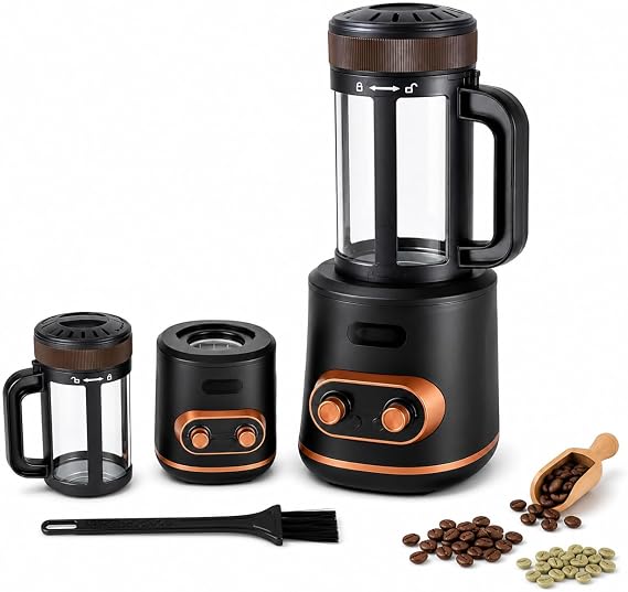 Coffee Roaster Machine, 300g, Automatic Cooling, Timer and Heat Control