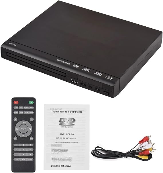 Dvd Cd ディスクプレーヤー ホーム プレーヤー デジタルマルチメディアプレーヤー Av 出力 リモコン付き 使いやすい