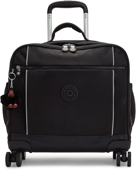 Kipling New Storia Large Wheeled Bag, Carry On, True Black (Black)