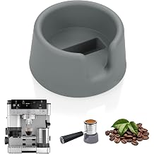 Coffee Tamper Base for Ninja Luxe Cafe ES601 Coffee Handle, Handheld Portafilter Silicone Tamping Base for Ninja Espresso Machine Accessories (Grey)
