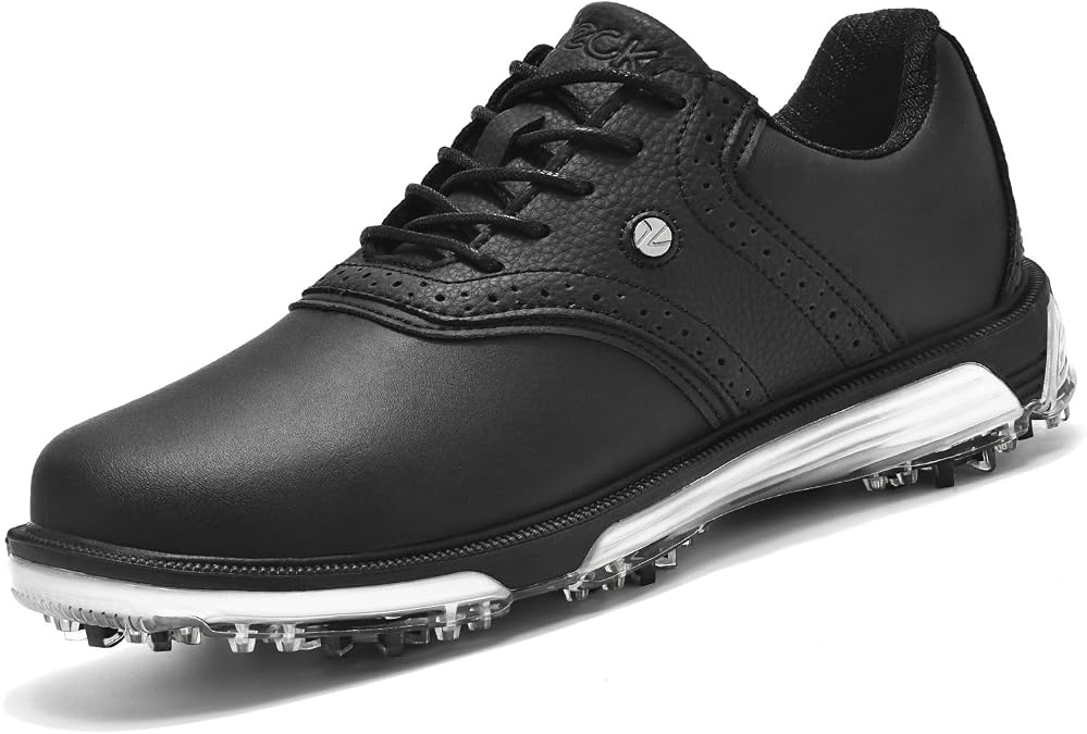 ULTIANT Mens Golf Shoes Waterproof Spikeless