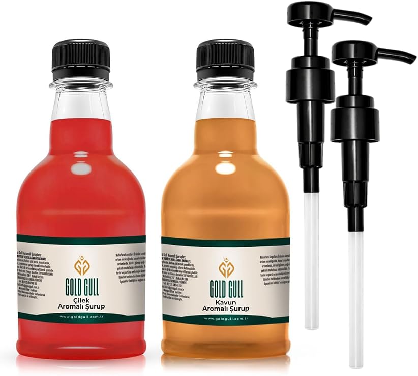 Çilek & Kavun Aromalı Kahve & Meyve Şurubu 2 x 300 ml.