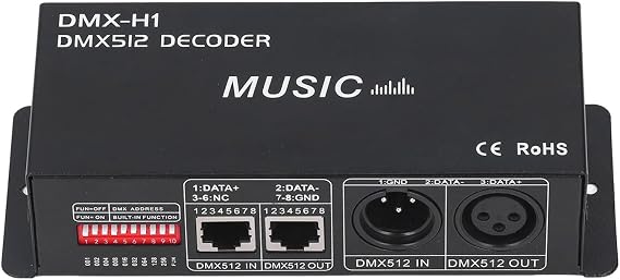 Yosoo Health Gear DMX Decoder, 4-Ch RGBW LED Controller