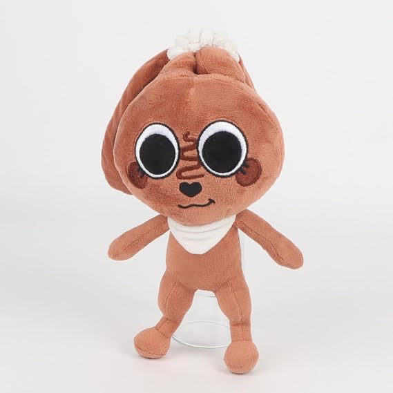 Collectable Dandy's World Plush Dolls, 10" Adorable Sunflower Plush Pillow Soft Stuffed Horror Game Home Bedroom Decors Birthday Valentines Halloween for Fans and Kids (Brown)
