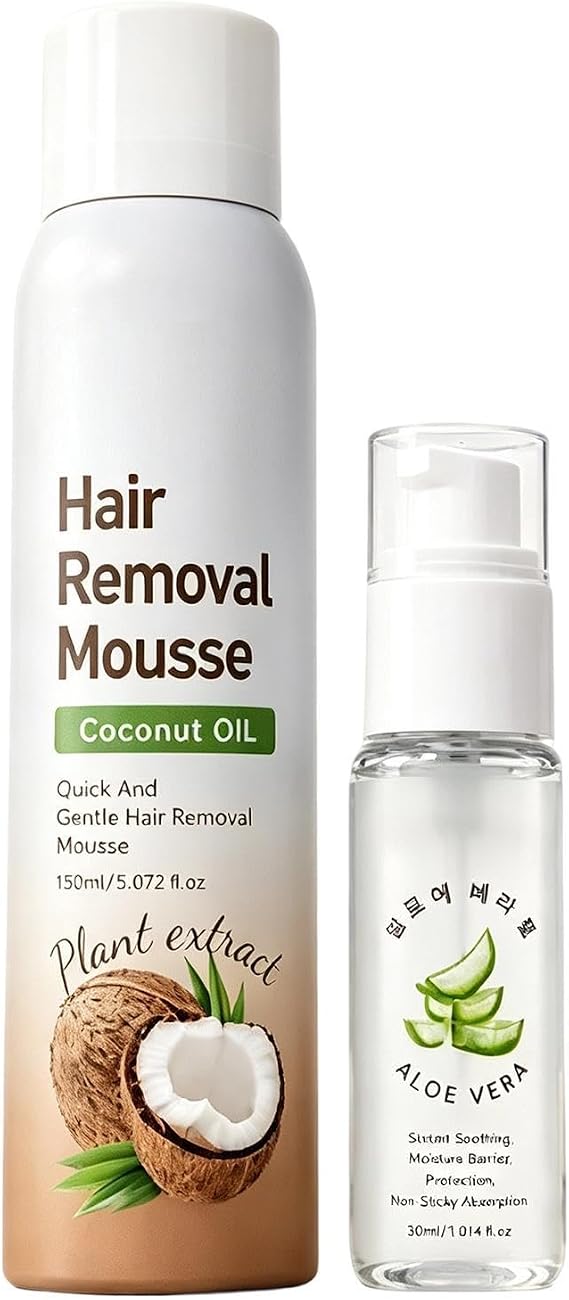 Hair Removal Mousse - 150ml Fast Acting, Soothing Smooth Formula, Body Care