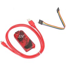Programmer Seat, PICkit3 Microchip Programmer Kit, 6Pin Wire Emulator Programming Interface, Multifunctional Emulator Programming Adapter with Data Line for Development