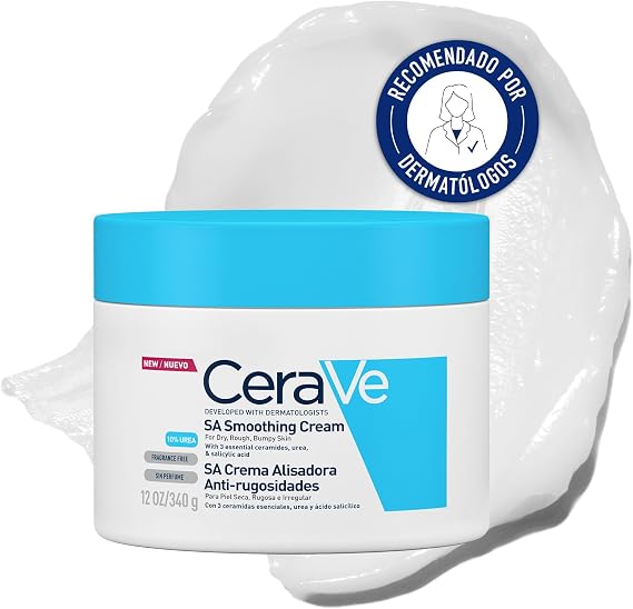 CeraVe, CeraVe SA Anti-Rough Smoothing Cream, Exfoliating, 340 ml