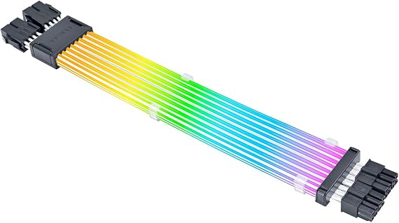 Lian Li Strimer Wireless CPU 2x8 RGB Aydınlatma Kablosu G89.PW8-1W-CPU.00