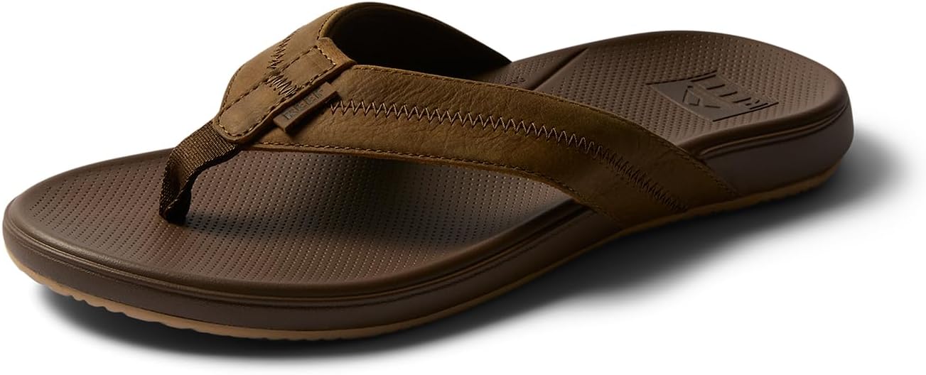 Reef Men's Cushion Phantom Flip Flop Sandal Brown Black