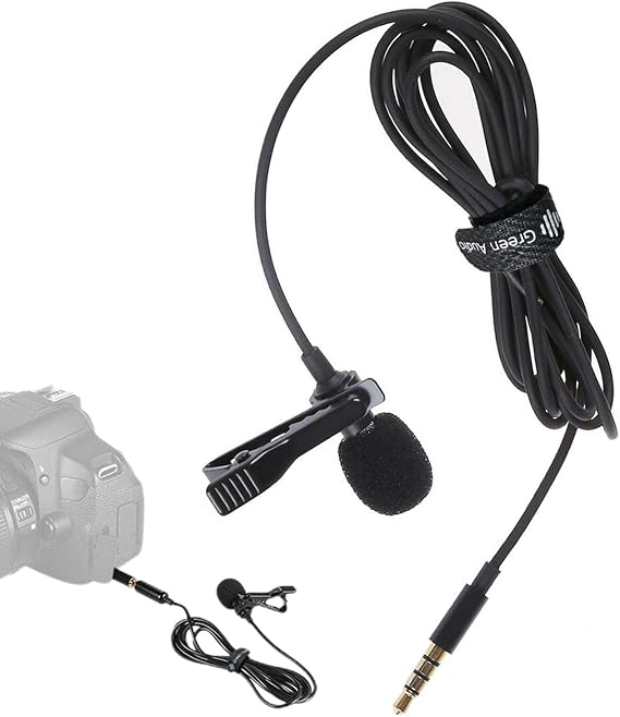 Lapel Microphone - Headset Lavalier Microphone Clip On Microphone System Versatile Lightweight Lapel Microphone Output for Stage Conference