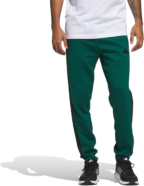 adidas Men's Essential Three Stripes Fleece Pant