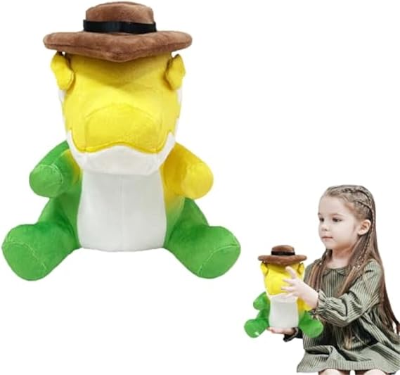 Maid Jax Plush Cute Stuffed Figure Plushie Toy Suit Pomni Plush Doll for Fans (Crocodile)