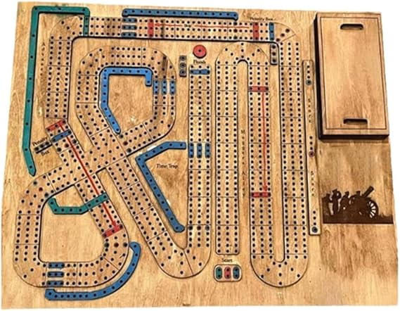 Traditional Wood Wars Historical Strategic Board Game Engaging Strategy for Family Gathering Party All Ages