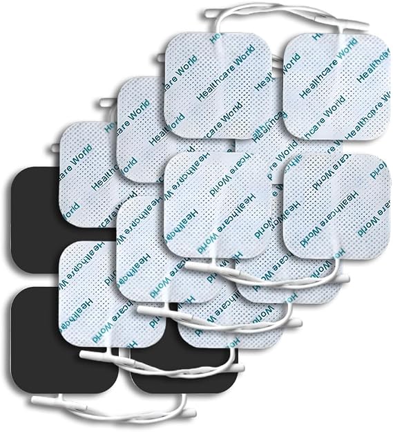 Healthcare World 16 Square TENS electrodes for Dittmann, Prorelax, Sanowell, Saneo