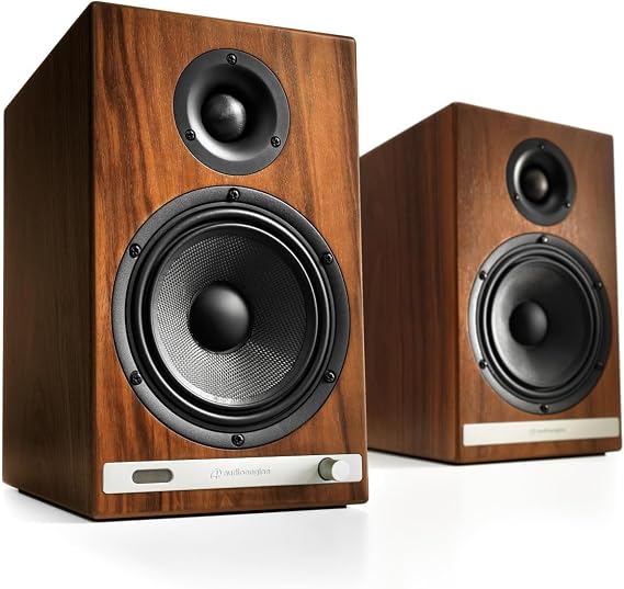 Audioengine HD6 Wireless Bookshelf Speakers, Bluetooth, 150W Powered