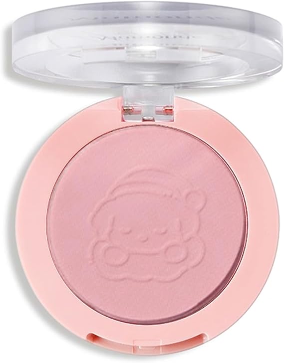Pink Peach Blush Palette, Long Lasting Highly Pigmented for Cheeks Make Up