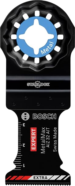 Bosch Professional 5x EXPERT MetalMax AIZ 32 AIT Daldırmalı Testere Bıçakları (Çelik, Paslanmaz çelik, Genişlik 32 mm, Aksesuar Çok Fonksiyonlu Makine)