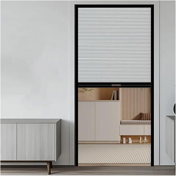 Flexible Custom Interior Accordion Folding Door, Pull-Down Privacy Retractable Honeycomb Doors, Kitchen Serving Window Door, Cupboard Sliding Door