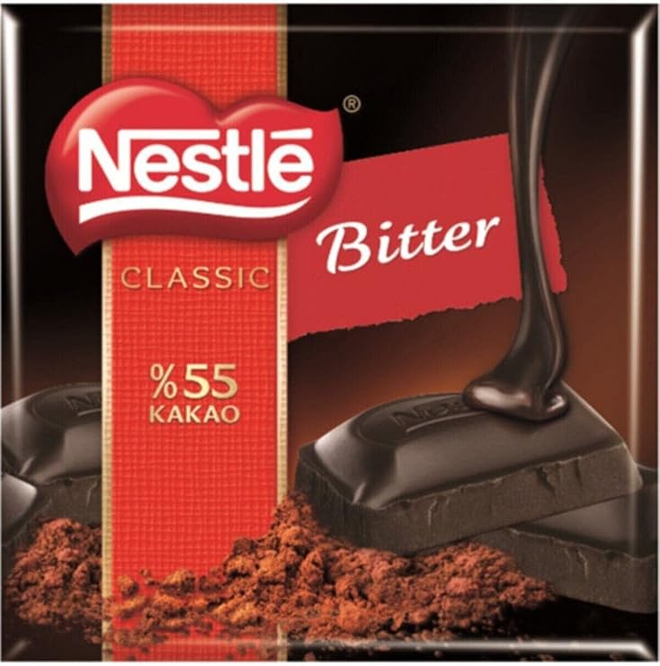 Nestlé%55 Kakao Bitter Çikolata, 60 g x 6