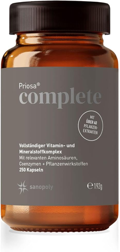 Priosa® Complete 250 Capsules I Multivitamin Complex