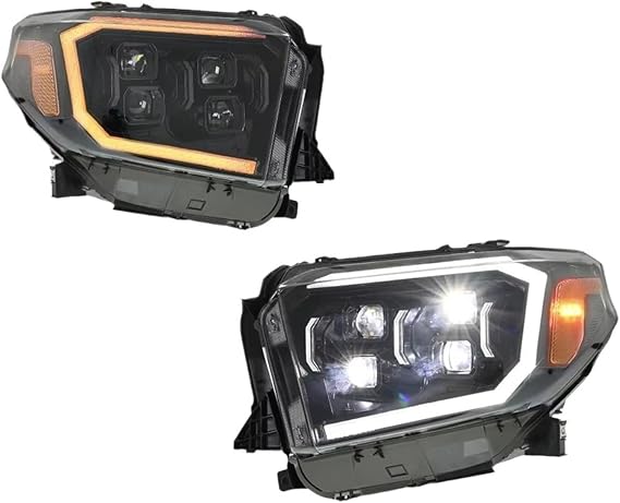ヘッド ライト ランプ セット 車の Led ヘッドライトアセンブリフォグ Drl ブレーキターンシグナルランプ に適合する タンドラ 2014 2015 2016 2017 2018 2019 2020 デイライト