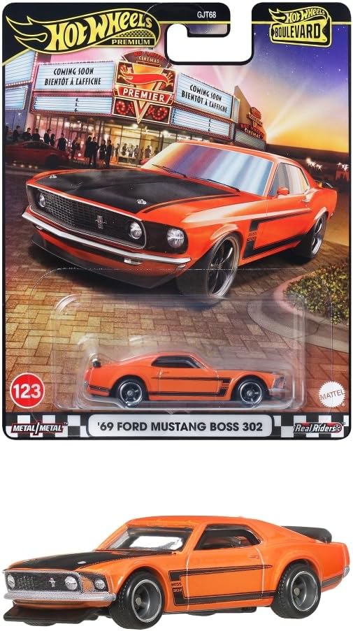 Hot Wheels Boulevard Premium Araçlar 69 FORD MUSTANG BOSS 302 GJT68 - JBL20