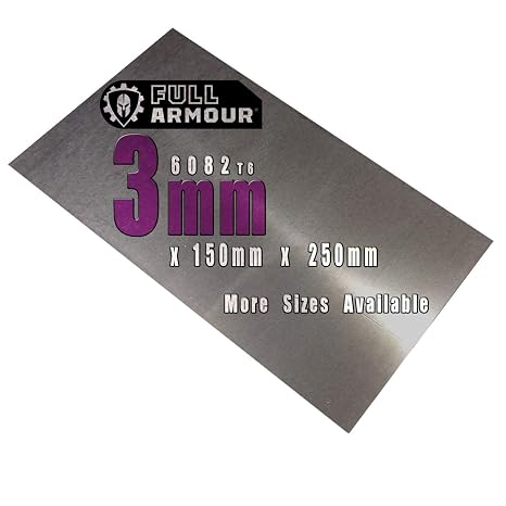 3mm Aluminium Sheet Plate (150mm x 250mm (5 pack))