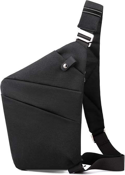 BIRDDIE Schultertasche Herren Sport Umhängetasche Outdoor Diebstahlsichere Tasche Crossbody Verstellbare Umhängetasche für Reisen Wandern und Fahrrad