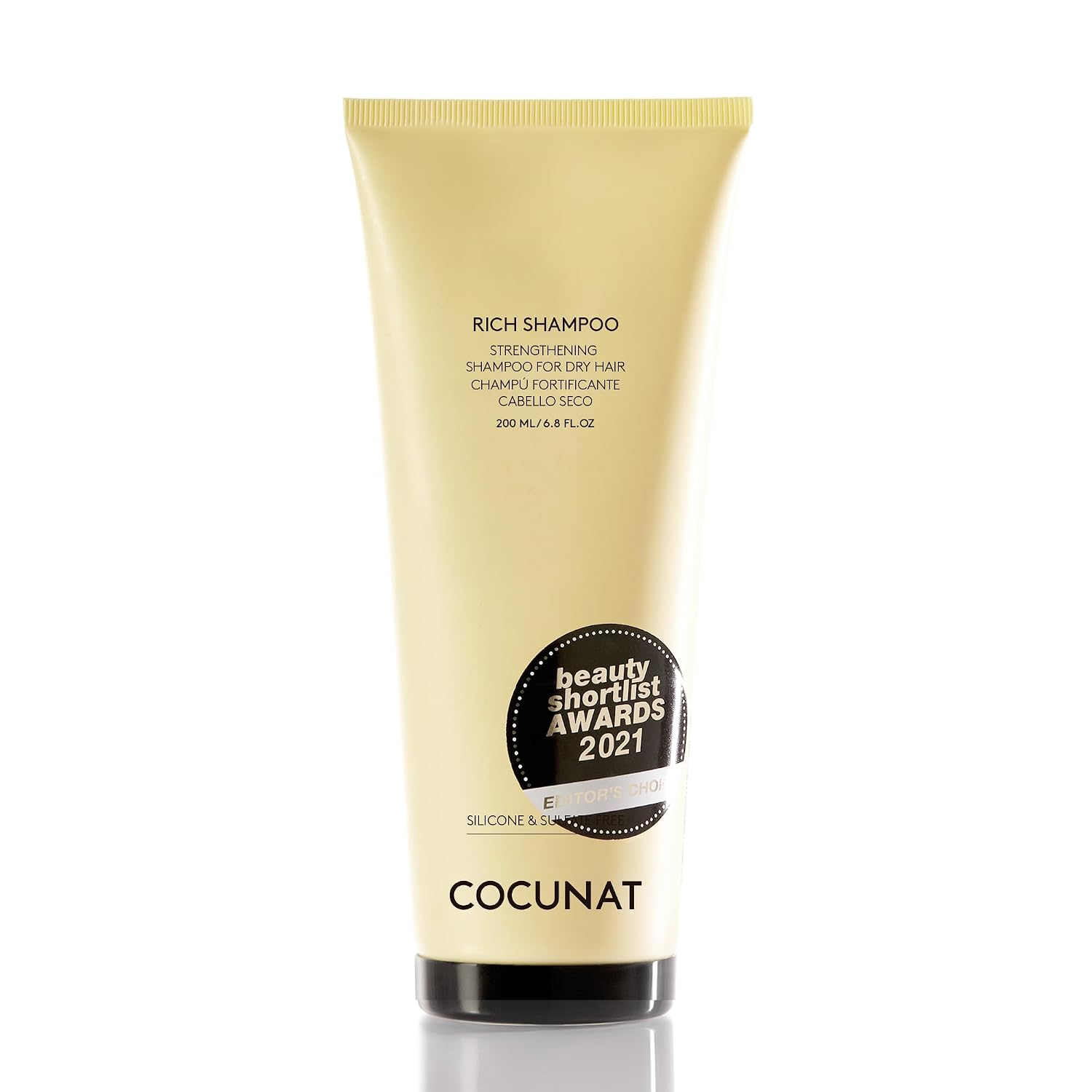 COCUNAT - Rich Shampoo - Dry Curly Damaged or Dyed Hair - Shampoo with R&D - Moisturising - Split Ends Free - Sulphate and Silicone Free - Curly