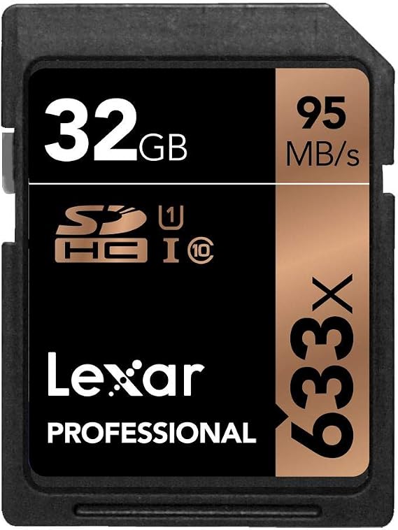 Lexar 32GB 633X Professional SDHC UHS-1 (Class 10) U1